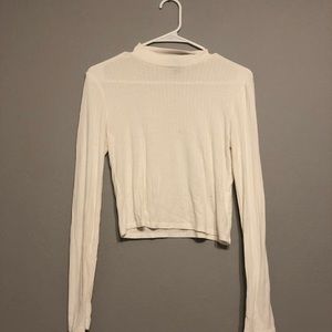 White long sleeve turtleneck